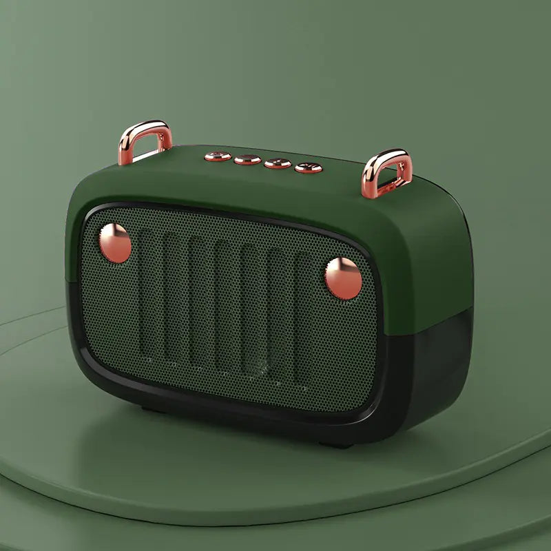 Mini Bluetooth Speaker with Subwoofer and TF/USB Support