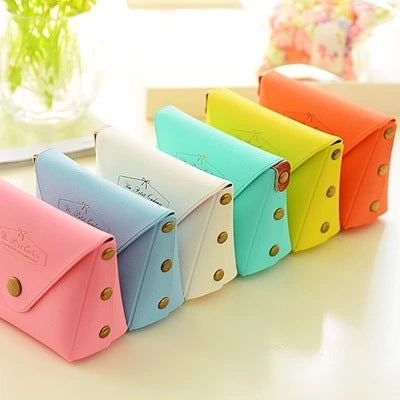 Cute Candy Color Key Case-Coin Purse