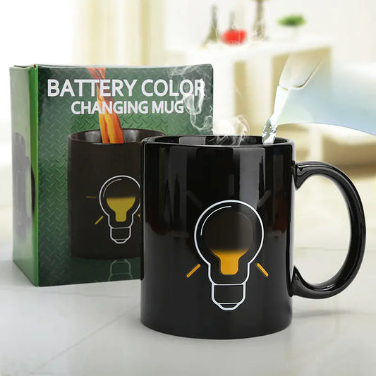 Color-Changing Ceramic Mug with Temperature Sensitivity
