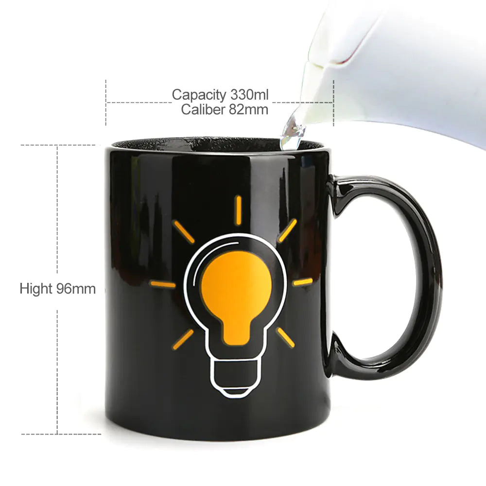 Color-Changing Ceramic Mug with Temperature Sensitivity