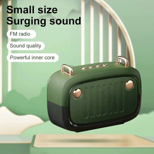 Mini Bluetooth Speaker with Subwoofer and TF/USB Support